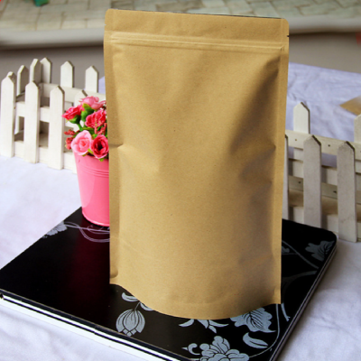 Kraft Paper Zipper Standing Pouch